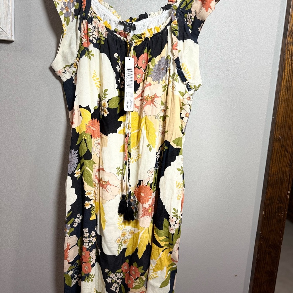 Tribal Multicolor Floral Dress
